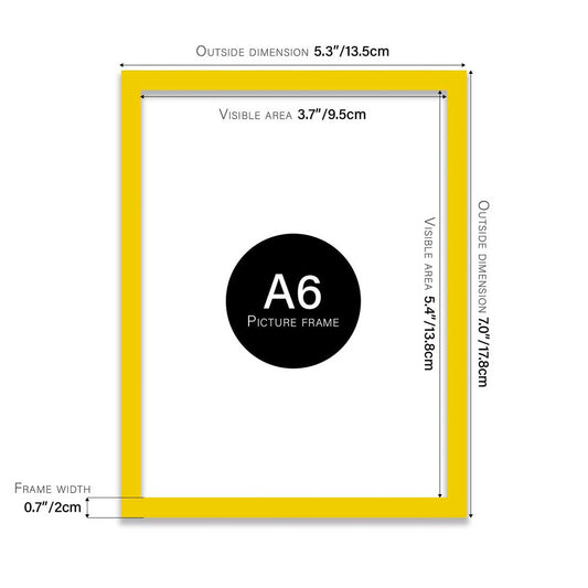 Yellow Frame A6