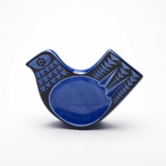 Magpie Hornsea Small Bird Dish Blue