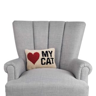 Heart My Cat Hook Pillow