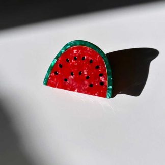 Solar Eclipse Watermelon Hair Clip