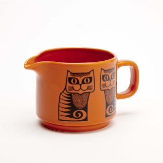 Magpie x Hornsea Orange Cat Jug