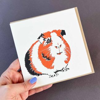 Guinea Pig Square Card - Penguin Ink