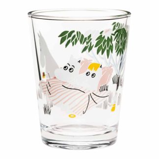 Moomin Glass Tumbler Relaxing