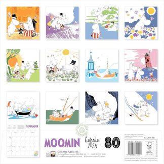 Moomin Wall Calendar 2025