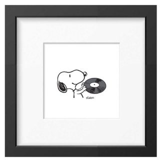 Peanuts Framed Print Vinyl Snoopy