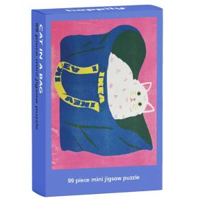 Cat in A Bag - 99 Piece Mini Jigsaw Puzzle