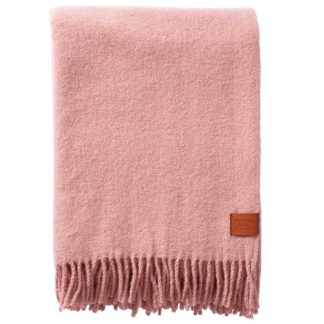 Klippan Pink Recycled Wool & Lambswool Throw