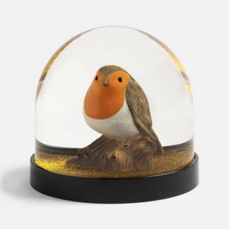 Robin Snow Globe