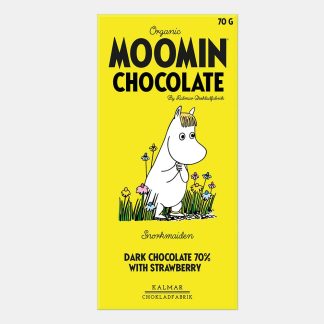 Snorkmaiden Organic Dark Chocolate With Strawberry