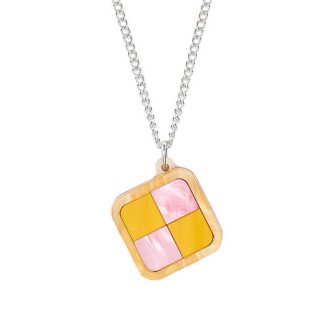 Tatty Devine Battenberg Cake Pendant