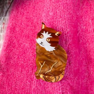 Tatty Devine Granny's Cat Brooch