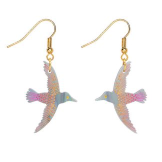 Tatty Devine Hummingbird Earrings Ombre