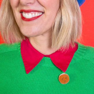 Tatty Devine x The Printed Peanut Golden Sun Brooch