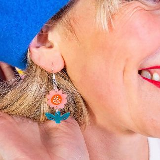 Tatty Devine x The Printed Peanut Springtime Flower Earrings