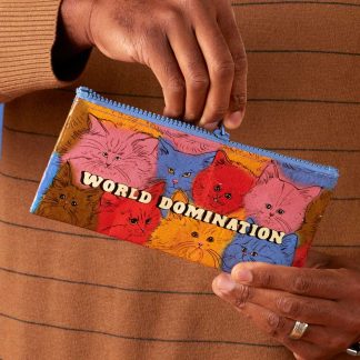 World Domination BlueQ Pencil Case