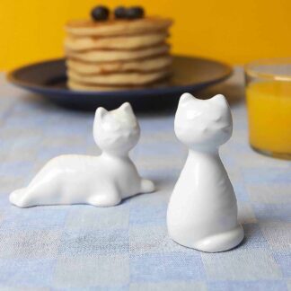 Cat Family Salt And Pepper Shakers