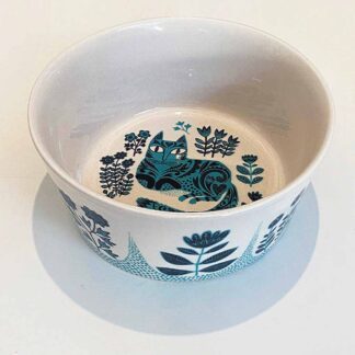 Lush Design Turquoise Kitty Bowl