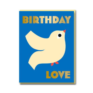 1973 Birthday Love Bird Card 1406