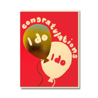 1973 Congratulations I Do Balloons Card 2569