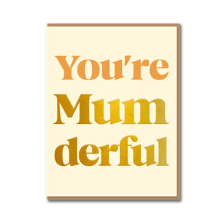 1973 You're Mumderful Card 3043