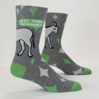 All Puns Intended Mens Socks