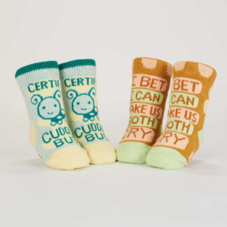 Certified Cuddle Bug/Make us Cry Baby Socks