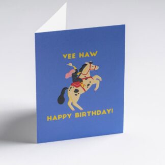 Lagom Yee Haw Birthday Mini Card