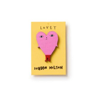Donna Wilson Lovey Pin Badge