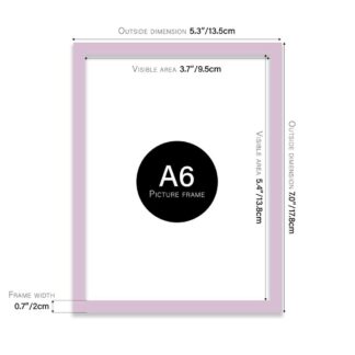 Lilac Frame A6