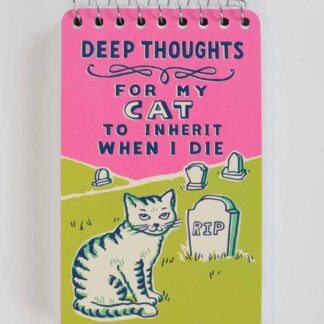 Deep Thoughts For My Cat To Inherit Mini Notebook