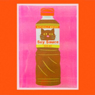 Naomi Wilkinson A4 Riso Print Soy Sauce