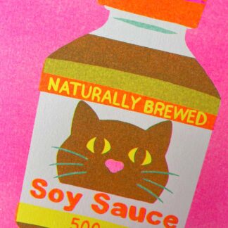 Naomi Wilkinson A4 Riso Print Soy Sauce
