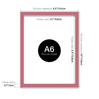 Pink Frame A6
