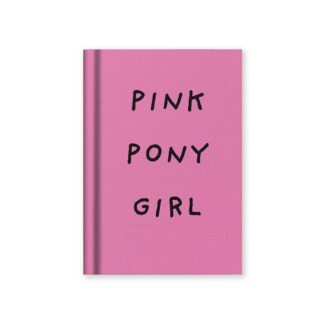 Pink Pony Girl mini notebook, A7