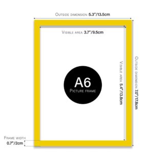 Yellow Frame A6